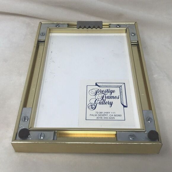 Vintage Ted DeGrazia Framed Needlepoint Wall Art Southwestern Boy My First Arrow - Picture 4 of 8